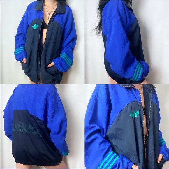 SOLD VTG ADIDAS EMBROIDERED MESH WINDBREAKER - Picture 9 of 9